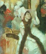Edgar Degas Portrait after a Costume Ball China oil painting reproduction